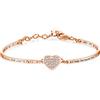 Brosway Bracciale Semirigido Donna In Acciaio Con Simbolo Cuore, Bracciale Donna Collezione Chakra - BHK151