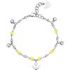 S'Agapõ Bracciale Donna in Acciaio con Simbolo Ancora | Collezione Vibes - SVB58