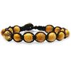 Samsara Bracciale Tibetano Buddista Regolabile con Perline Palo Santo 8 mm, Filo Cotone Cerato Marrone, Gioiello Artigianale Unisex, Polso 18,5-22,5 cm