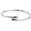 NADIR Bracciale Donna Marlù 33BR0062 rigido contrarié con goccia Silver