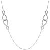 Brosway Collana Donna, Collana Lunga in Acciaio e Cristalli | Collezione Ribbon - BBN19