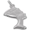 TheCharmWorks Ciondolo Con La Testa Di Nefertiti In Argento Sterling