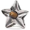 Trollbeads Stella del gemello TAGBE-00263, misura unica, Argento, Occhio di tigre