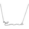 MyNameNecklace MYKA - Collana Personalizzata Nome in stile Firma - regalo raffinato (Argento 925)
