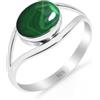 HIMALYA QUARTZ Anello Donna Argento Sterling 925, Anello Con Pietra Naturale Nozze, Fidanzamento Solitario Anello Design Classico Anello RB-01-P