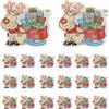 Amosfun 25 spille a LED per Natale, con smalto, ideali come per bambini e adulti