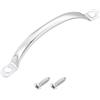 QUARKZMAN Maniglie per Porte in Acciaio Inossidabile, 1pz 120mm/4,72 Lunga Maniglia per Porta con Viti Maniglie Hardware per Cassetti Armadio