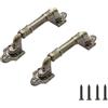 SYDARSYN 2 pezzi Antico Cancello di Legno Maniglia della Porta Lega di Zinco Maniglie per Mobili da Cucina Maniglie per Cassetti per Armadio Scorrevole Porta Maniglia per Tirare 160mm