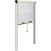 STOP INSET ZANZARIERA BIANCA PER PORTA 120X250H A RULLO rallentata in KIT VERTICALE FINESTRA riducibile