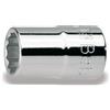 Beta 920B 18 - Chiavi a bussola con attacco quadro femmina 1/2 bocca poligonale, cromate