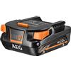 AEG Batteria 18V 2.0Ah, Ioni di Litio