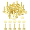PATIKIL 9x3.3x19mm Borchie per Abbigliamento, 100 Set di Borchie per Abbigliamento e Borchie in Pelle Rivetti Borchie in Ottone Vite metallo per la Realizzazione di Giacche Tessuto