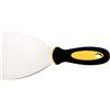 Topex 18b610 pittore spatola in acciaio inox, manico bi-materia, 100 mm)