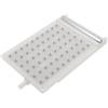 OUNONA Piastra Ugello Doccia Rettangolare in Plastica Beige 60 Fori, Resistente ai Depositi Minerali e Facile da Pulire, Ricambio per Soffione Doccia a Effetto Cascata per Bagno