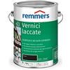 Remmers Vernice coprente nero, 2,5 litri, smalto a base d'acqua per interno ed esterno, pittura protettiva dagli agenti atmosferici per legno, sottofondi minerali e molti altri tipi di supporto