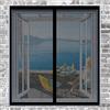 DOGUO Zanzariera Magnetica Per Finestra 70 x 145 cm Rete Anti Zanzare Zanzariera Si Chiude Da Sola Totalmente Magnetica Tende Zanzariera Porta Finestra, Nero