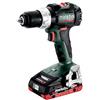 Metabo Trapano a percussione a Batteria SB 18 LT BL (602316800) Valigetta in plastica 18 V 2 x 4 Ah LiHD + ASC 55, Colore:, Size