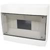 FAEG Centralino da parete 8 moduli bianco con portello fumè 210x180x100mm IP40 FAEG - FG14408B