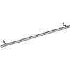 Unbekannt GRIMME 8569210560 - Maniglia per armadio Enija, Ø 12 mm, larghezza 600 mm, manico in acciaio inox spazzolato, argento, distanza tra i fori 560 mm