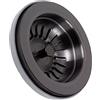 LIRA SPA PILETTA BASKET UNIVERSALE SALVA SPAZIO CON TROPPO PIENO RETTANGOLARE NERO SATINATO