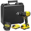 STANLEY Taladro Percutor BRUSHLESS V20 18V 60Nm con 2 baterías Li-Ion 1,5Ah
