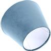 FOYTOKI Paralume da Tavolo Blu Interno Bianco Copri Paralume E27 per Lampada da Comodino e Soggiorno per Abat Jour Camera Letto 25 Cm Colore Casuale