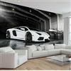 amazingsticker Carta da parati sportiva Super Car Speed Poster fotografico per bambini, 390 x 260 cm
