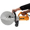 CuCummoo 3000 W sega circolare manuale, sega elettrica per calcestruzzo, sega circolare a cavo, sega circolare per calcestruzzo, sega per calcestruzzo 220 V ~ 60 Hz Può essere acciaio leghe di alluminio legno