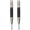 VIRELLO 2Pcs Centro Automatico Punzone Regolabile Strumento in Acciaio per Marcatura Perforazione Su Legno Metallo Vetro e Rompere