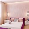 mwpqbd - Carta da parati alta qualità, motivo a righe verticali, stile semplice moderno nordico, per camera da letto e soggiorno, con pellicola adesiva (Rosa 5 m (197 pollici))