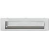 GedoTec H1733 - Maniglia per porte scorrevoli, in metallo cromato opaco, 1 pezzo, design scorrevole per porte e cassetti