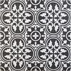 Casa Moro Piastrelle in ceramica mediterranea, orientale, Flavie Noir, 20 x 20 cm, 1 mq, in gres porcellanato effetto cemento, resistente al gelo, piastrelle per pavimenti e pareti in bagno, corridoio
