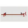 Generic JEH Morsetto per tubi 3/4 da 1600mm, Sergenti, Morsa, Kit set morsetti in metallo per lavorazione del legno, metallo, incollaggio del legno, tubo resistente, nero e rosso..