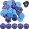 HobbyPower24 Disco abrasivo da 50 mm, per levigatura, lucidatura o rimozione della ruggine (50 pezzi, grana 40)