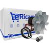 eRicambi Estrattore Aspiratore Fumi per Stufe a Pellet con Motore ECOFIT 2RECA3, EDILKAMIN VFC2G23 con Ventola H 40mm Ø 150mm, Rotazione Oraria con Encoder