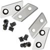 Generisch 2 paia di lame di ricambio per trinciatrice elettrica Einhell GC-KS 2540 e GC-KS 2540 CB, lama di ricambio compatibile con trinciatrice