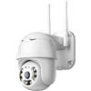 FLM SYSTEM TELECAMERA ESTERNA FULL HD 1080P 2020 WIRELESS IP PTZ PER VIDEOSORVEGLIANZA WIFI YOOSE USO ESTERNO E INTERNO FUNZIONE ALLARME RICONOSCIMENTO PERSONA