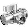 YARNOW Valvola Deviatrice Soffione Doccia Deviatore Braccio Doccia Deviatore Doccia 3 Vie Doccia Portatile Doccino Adattatore Valvola Deviatrice Doccia Rubinetto Tutto Bronzo