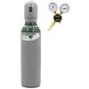 Bestschweissen.de Argon bombola di gas da 5 l, riempita 4.8 con riduttore di pressione, gas di saldatura puro (100%) 150 bar per saldatura TIG | Nuova bombola di gas di protezione per 10 anni TÜV + Mini regolatore Ar