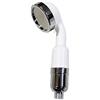 BM 4329 Soffione Doccia ad Alta Pressione, Doccetta Pioggia Universale per Bagno Bianco, 1 Getto