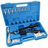 CLICLED Kit rivettatrice 116pz inserti rivetti filettati pinza M3 M4 M5 M6 M8 M10 M12
