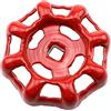 LUORNG Rubinetto esterno rotondo maniglia ruota rosso tubo Bib Water Spigot 0,27 x 0,27