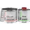 MG PRIME RAL 7035 Grigio luce/Light grey Vernice acrilica satinata 0,75 litri / 750 ml in barattolo incl. indurente
