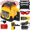 ZHIMAI Kit Livello Laser Rotante Kit Laser Rotante Digitale A Livello Automatico Red Beam Gamma 500m Con Telecomando E Ricevitore