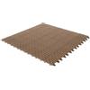 Ezooza Set da 10 Piastrelle in Plastica Flessibili Drenanti 55,5 x 55,5 cm da Esterno Giardino 3,08 m2 colore: Beige