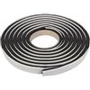 Parotec Corda di butile Ø14 mm - rotolo da 4 m, nastro sigillante autoadesivo, flessibile e impermeabile, ideale per finestre, porte, isolamento e montaggio (Ø14 mm / 4 m (14x11 mm))