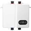 Cocoarm Mini Scaldabagno Elettrico in Acciaio Inossidabile Senza Serbatoio a Calore Istantaneo 220V 3400W Scaldabagno a Temperatura Costante Calore Istantaneo con Funzione di Conservazione