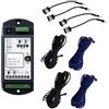 CAINV Motorizzazione automatica del cancello scorrevole, Sensore di sicurezza for porta scorrevole automatica con raggio singolo da 10 m, fotocellule a infrarossi(2 beams black)