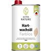 ULTRA NATURE Olio di cera dura, 0,5 l, vegano, biologico, senza solventi, incolore, olio per pavimenti, olio per legno, olio per mobili