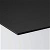Generico Pannello Lastra Forex pvc bianco/nero spessore 10 mm 70x100 cm bianco/nero forex bianco/nero pvc (Nero)